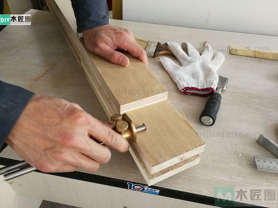 木工爱好者分享木工桌的做法教程，亮点是桌子用料（2-1）