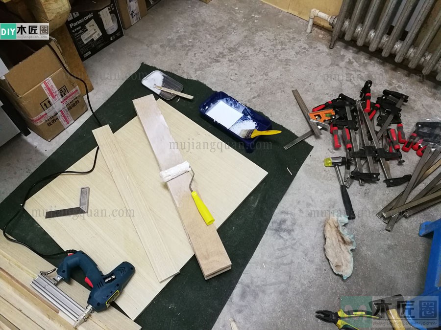 木工爱好者分享木工桌的做法教程，亮点是桌子用料（2-1）