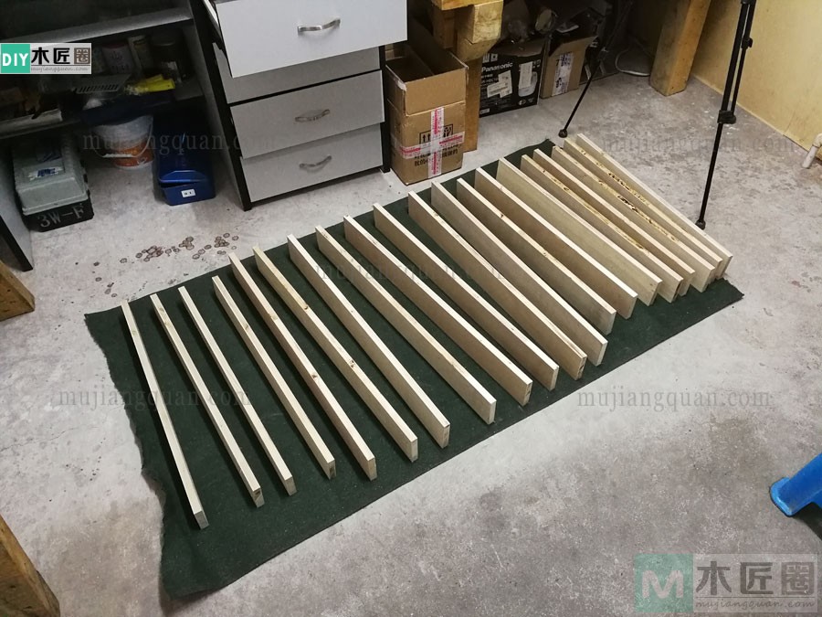 木工爱好者分享木工桌的做法教程，亮点是桌子用料（2-1）