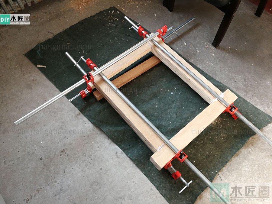 木工爱好者分享木工桌的做法教程，亮点是桌子用料（2-1）