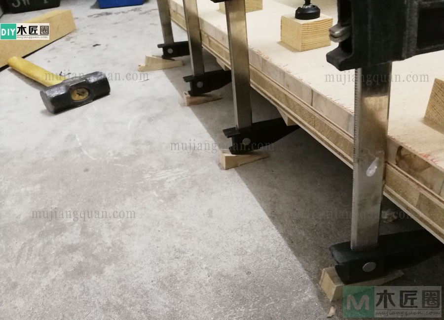 木工爱好者分享木工桌的做法教程，亮点是桌子用料（2-1）