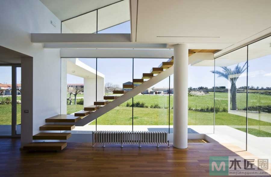10款超赞无扶手楼梯，绝对经典装修！