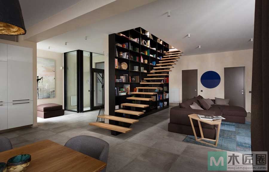 10款超赞无扶手楼梯，绝对经典装修！