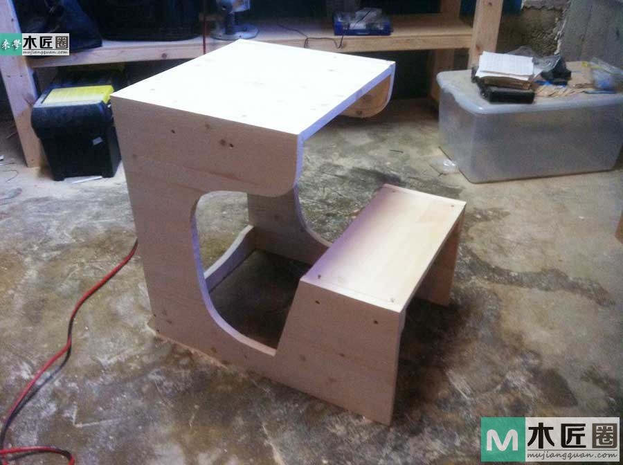 90后木工爱好者，教你如何自制宝宝餐桌椅