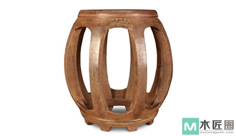 古典家具之圆凳，也叫圆杌，是一种杌和墩相结合的凳子