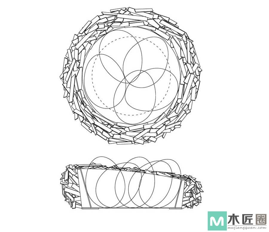 以色列家具设计师，设计的一款神奇鸟巢形懒人专用沙发