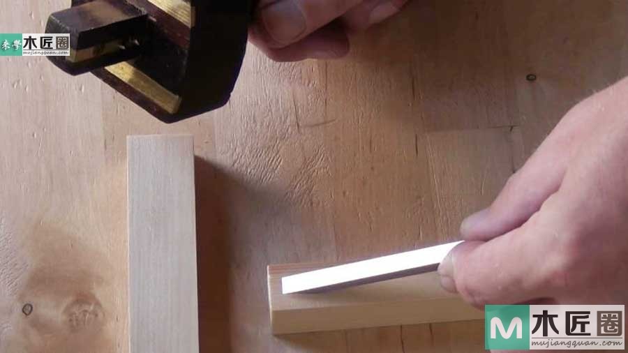 榫卯家具做法必学，如何制作榫卯之双平肩明榫的方法图解