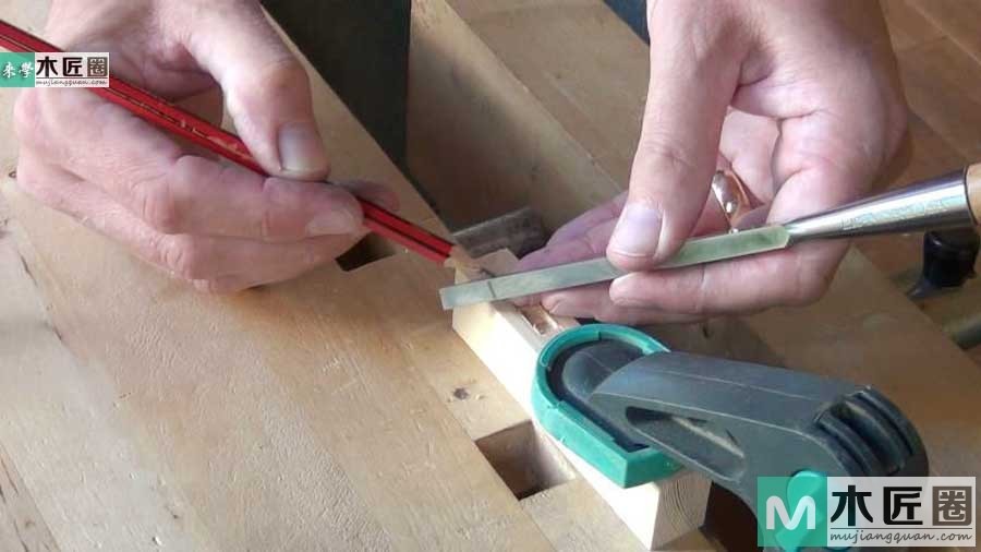 榫卯家具做法必学，如何制作榫卯之双平肩明榫的方法图解