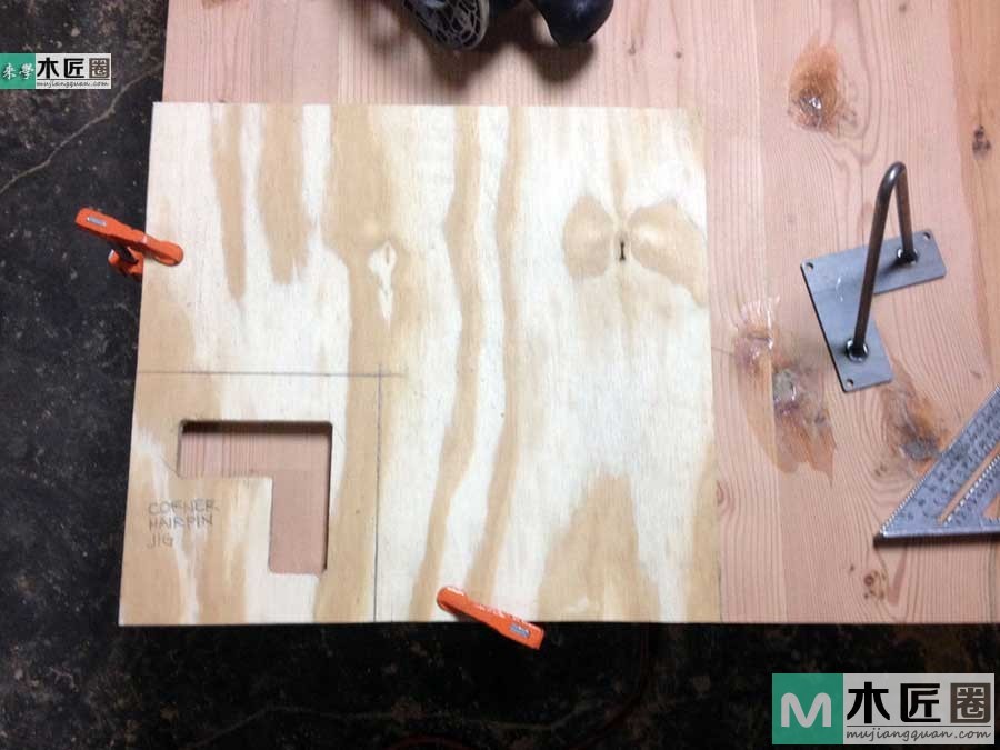 木工爱好者diy图解教学，最简易实木餐桌制作过程