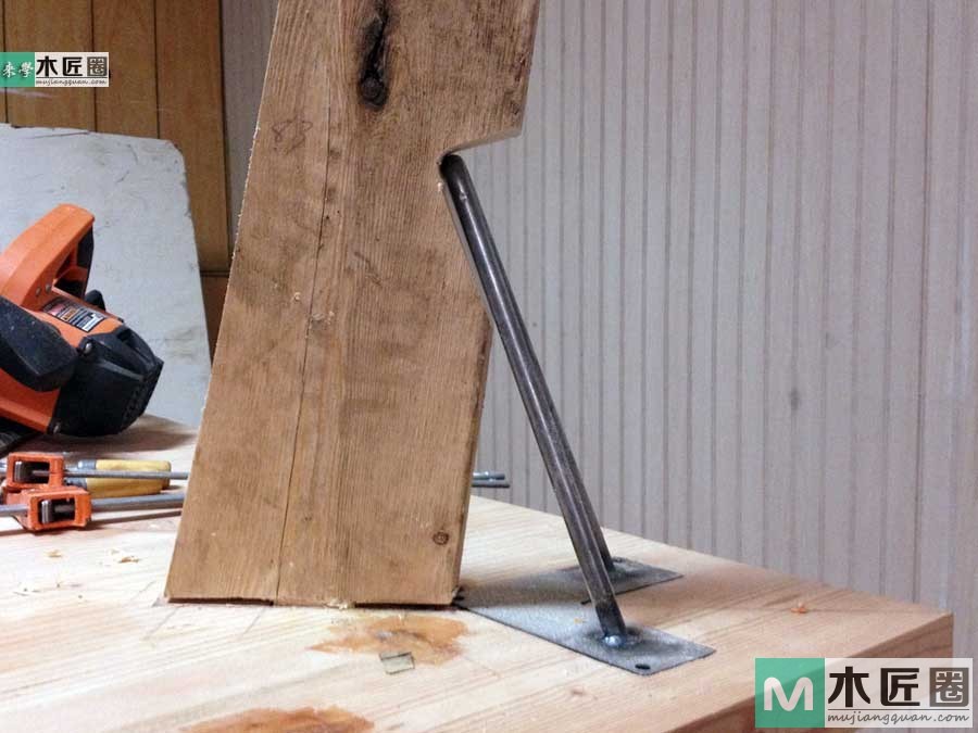 木工爱好者diy图解教学，最简易实木餐桌制作过程