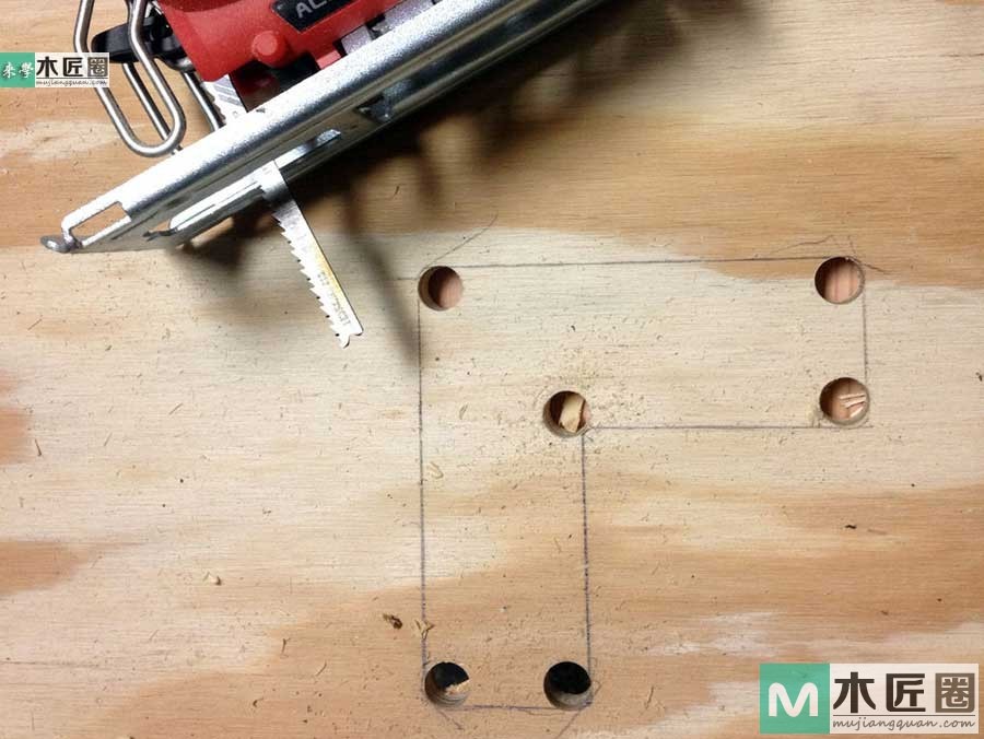 木工爱好者diy图解教学，最简易实木餐桌制作过程