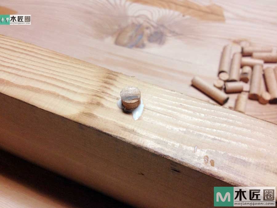 木工爱好者diy图解教学，最简易实木餐桌制作过程