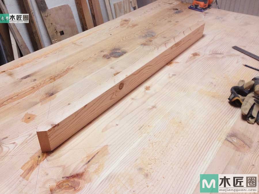 木工爱好者diy图解教学，最简易实木餐桌制作过程