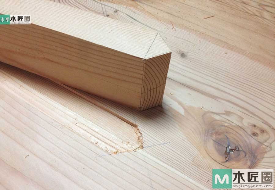 木工爱好者diy图解教学，最简易实木餐桌制作过程