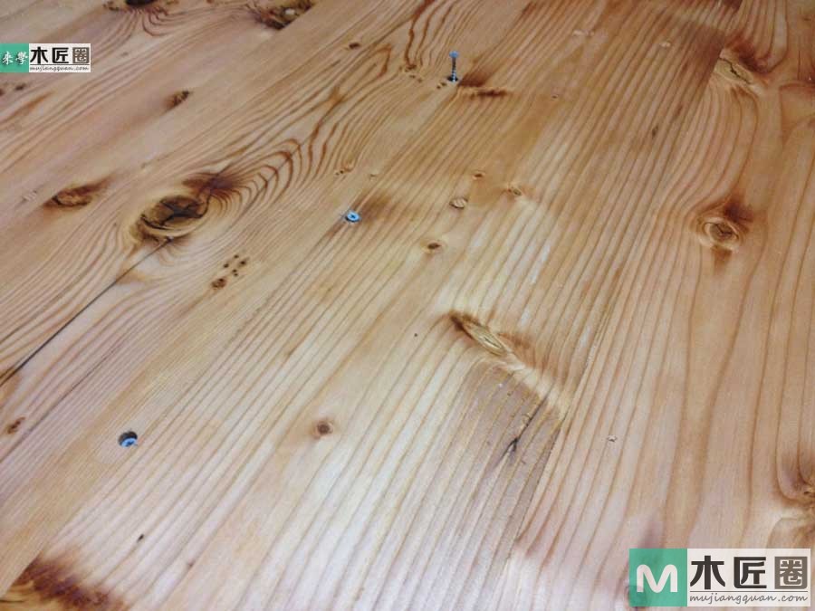 木工爱好者diy图解教学，最简易实木餐桌制作过程