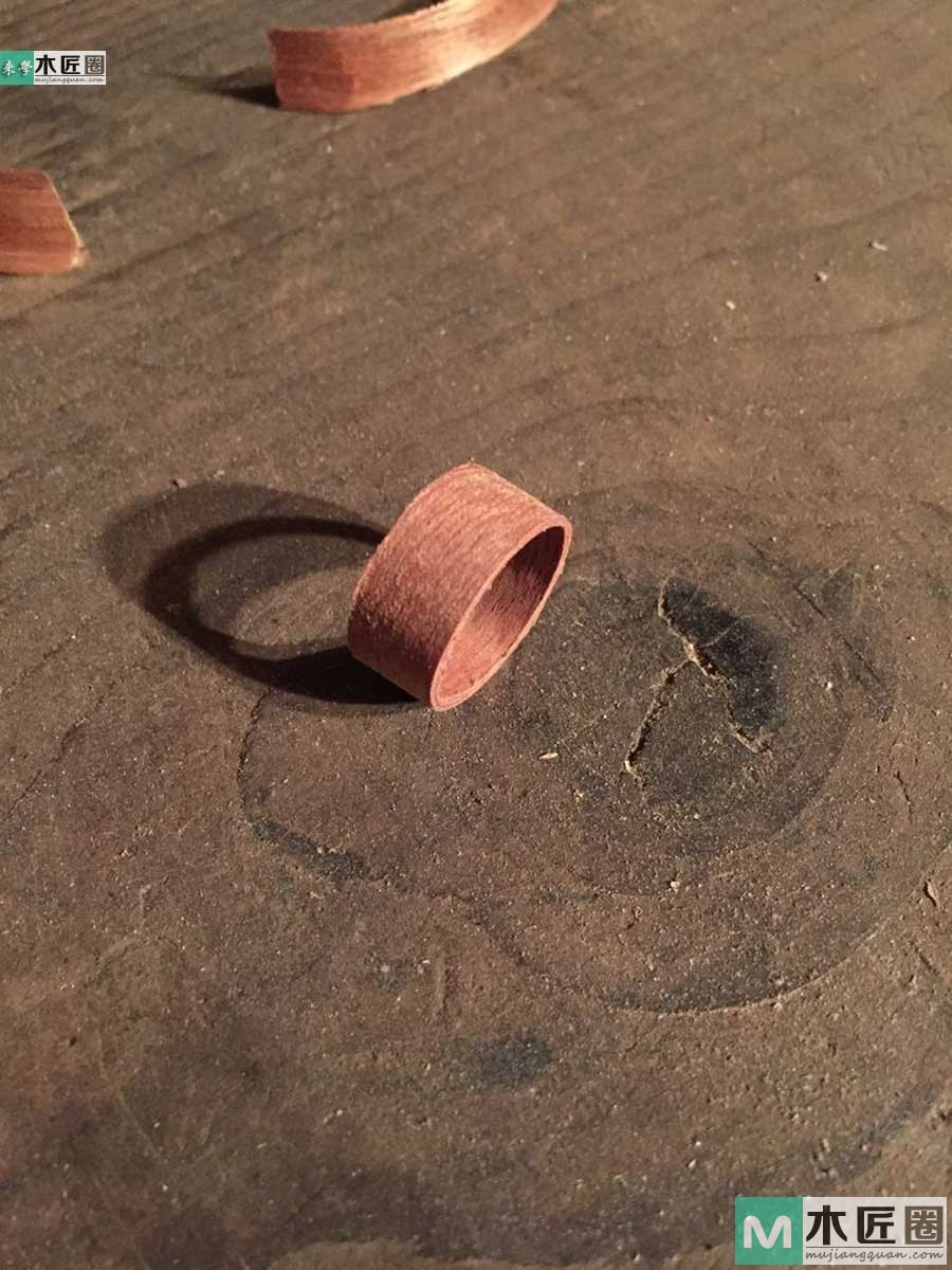 木工爱好者的创意礼物做法，木制戒指+盒子的制作教程