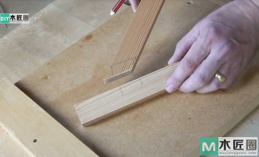 榫卯结构，是极为精巧的发明，图解斜肩榫结构的制作方法