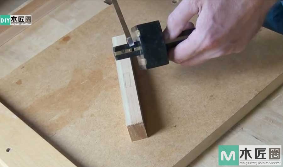 榫卯结构，是极为精巧的发明，图解斜肩榫结构的制作方法