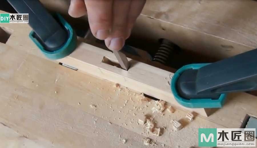 榫卯结构，是极为精巧的发明，图解斜肩榫结构的制作方法