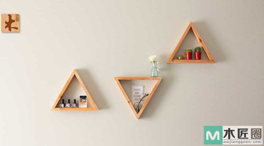 即使没有木工基础，爱好者也可以自制简易三角形木架子
