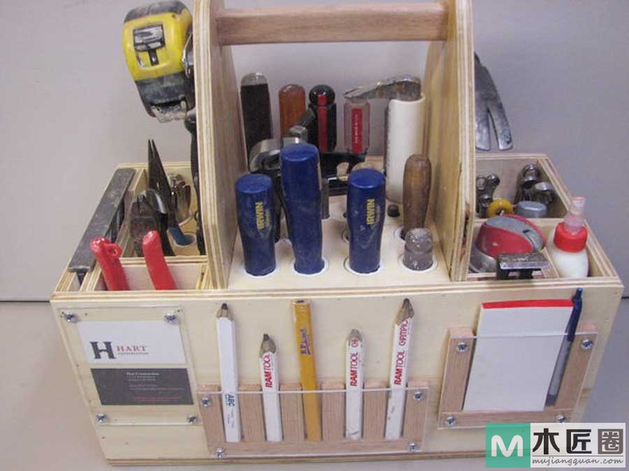 经常DIY，我的木制工具箱