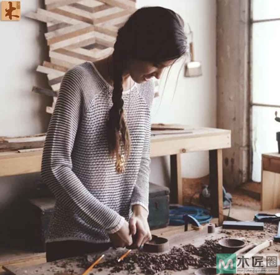 木工爱好者，去品位不同木头的diy气味和触感