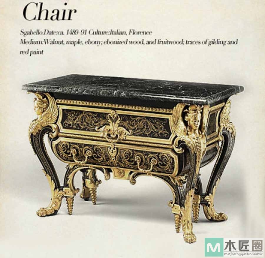 西方古典家具的百年演化，工匠们专为皇室贵族制作的手感家具