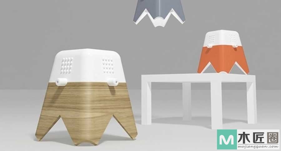 可以当凳子坐的灯，独特的外形显得十分可爱