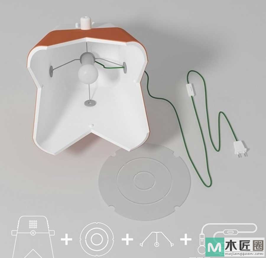 可以当凳子坐的灯，独特的外形显得十分可爱