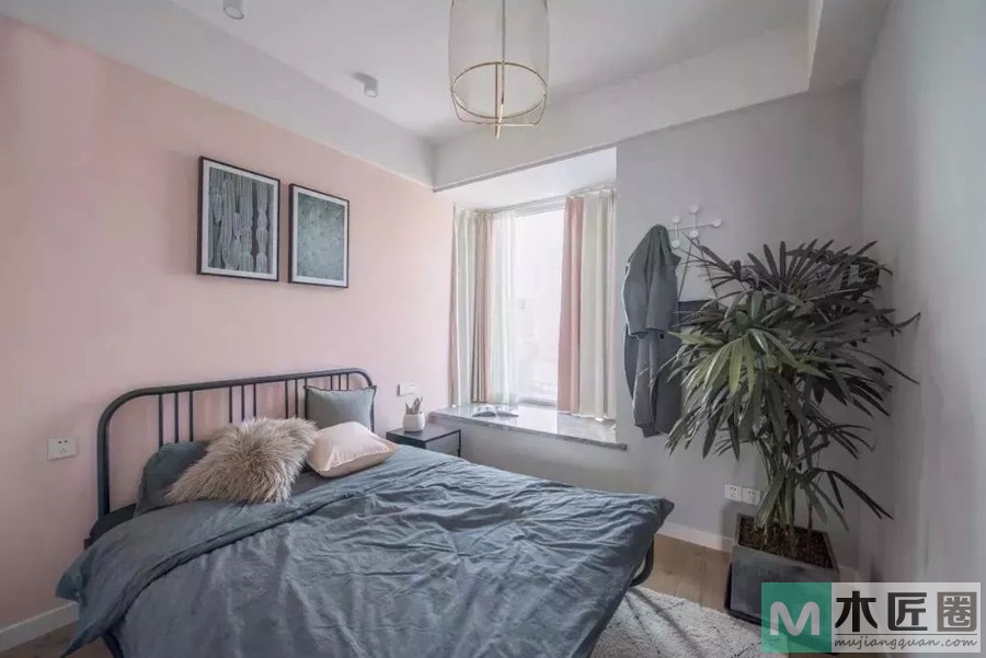 90后的梦想家园：89m2空间巧妙搭配，满溢少女心，甜蜜又温馨!