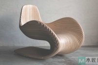 这张桦木椅子，流体雕塑也可以很接地气