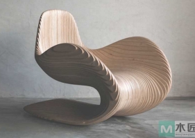 这张桦木椅子，流体雕塑也可以很接地气