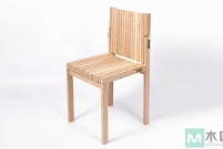 椅子设计的演变，视觉反差效果，有弹性的创意木椅子