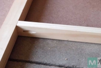 怎样用圆木榫，自制一款简易的床头柜