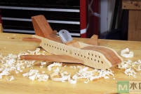 国外木工牛人！自制飞机木工刨的方法