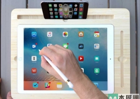 木工爱好者图解，一款最张扬的iPad收纳支架