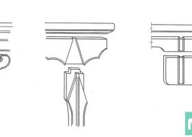 夹头榫，是大木梁架柱头开口启发而运用桌案上的榫卯结构