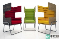 墨西哥家具设计师设计的椅子，有点抢眼，还能隔音！